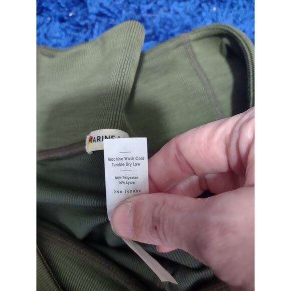 Marine Layer Studio Bike Short Olive Green Size XL - Picture 6 of 7